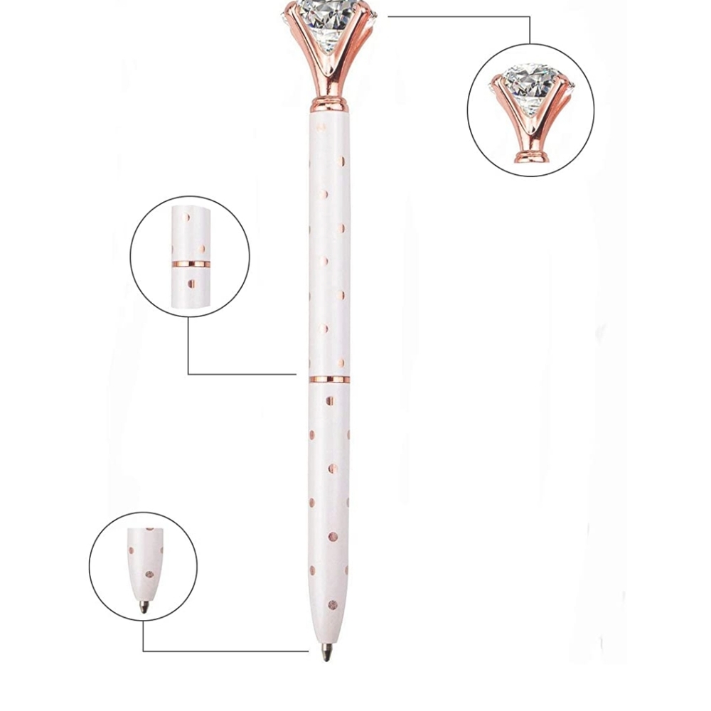 *Reserve*2 Diamond Accent Rose Gold Ballpoint Pens - Picture 6 of 6